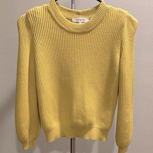 FRAME Chunky Yellow Sweater